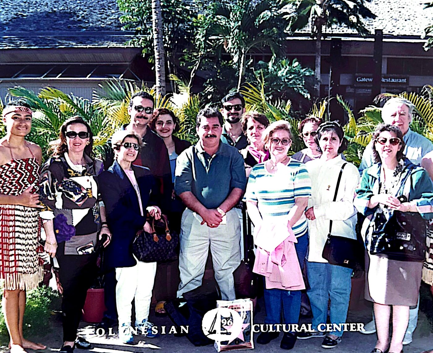 Baron Holidays group at the Polynesian Cultural Center, Hawaii